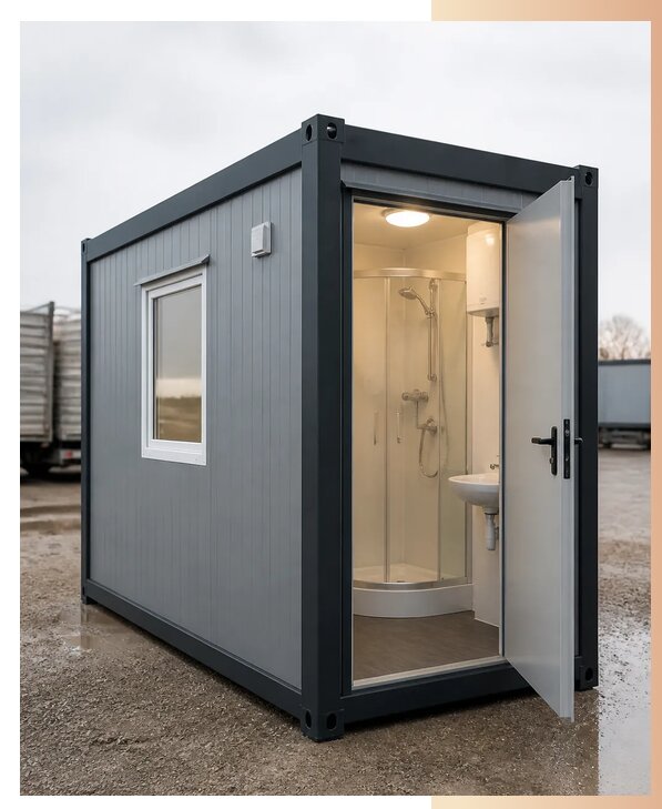 Утепленные бытовки с душем и туалетом в Ейске по цене от 154590 р. | БытовкаПрофи-Еск